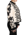 Dolce & Gabbana Elegant Off-White Baroque Jacket