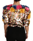 Dolce & Gabbana Enchanted Sicily Crystal-Embellished Short Jacket