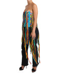 Dolce & Gabbana Multicolor Strapless Bustier Corset Top