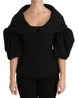 Dolce & Gabbana Elegant Black Virgin Wool Coat