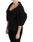Dolce & Gabbana Elegant Black Virgin Wool Coat