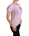 Dolce & Gabbana Elegant Embroidered Virgin Wool Blouse