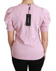 Dolce & Gabbana Elegant Embroidered Virgin Wool Blouse