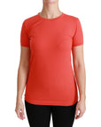 Dolce & Gabbana Elegant Red Crewneck Short Sleeve Tee