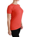 Dolce & Gabbana Elegant Red Crewneck Short Sleeve Tee