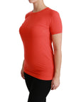 Dolce & Gabbana Elegant Red Crewneck Short Sleeve Tee