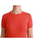 Dolce & Gabbana Elegant Red Crewneck Short Sleeve Tee