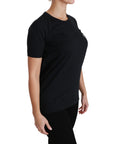 Dolce & Gabbana Elegant Crewneck Blue Amore Tee