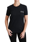 Dolce & Gabbana Elegant Crewneck Blue Amore Tee