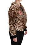 Dolce & Gabbana Elegant Leopard Print Hooded Sweater