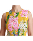 Dolce & Gabbana Sunshine Floral Crewneck Sleeveless Blouse