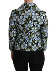 Dolce & Gabbana Elegant Floral Brocade Blazer Coat Jacket
