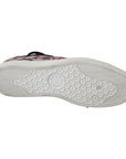 Dolce & Gabbana Multicolor Crocodile Leather Sneakers