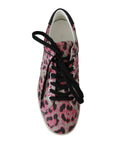 Dolce & Gabbana Multicolor Crocodile Leather Sneakers