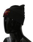 Dolce & Gabbana Chic Gray Beanie with Exclusive Embroidery