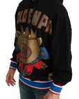 Dolce & Gabbana Elegant Hooded Pullover With Regal Motif