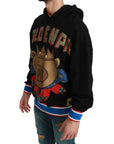 Dolce & Gabbana Elegant Hooded Pullover With Regal Motif