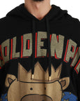 Dolce & Gabbana Elegant Hooded Pullover With Regal Motif