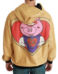 Dolce & Gabbana Exquisite Gold Hooded Cotton Sweater