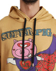 Dolce & Gabbana Exquisite Gold Hooded Cotton Sweater
