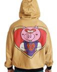 Dolce & Gabbana Exquisite Gold Hooded Cotton Sweater