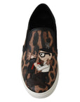 Dolce & Gabbana Chic Leopard Print Loafers for Elegant Comfort