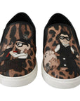 Dolce & Gabbana Chic Leopard Print Loafers for Elegant Comfort