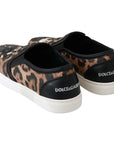 Dolce & Gabbana Chic Leopard Print Loafers for Elegant Comfort