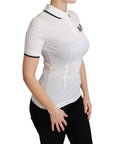 Dolce & Gabbana Chic Polo Angel Embroidered T-shirt