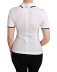Dolce & Gabbana Chic Polo Angel Embroidered T-shirt