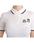Dolce & Gabbana Chic Polo Angel Embroidered T-shirt