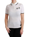Dolce & Gabbana Chic Polo Angel Embroidered T-shirt