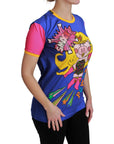 Dolce & Gabbana Chic Crewneck Cotton Tee with Supergirl Motive