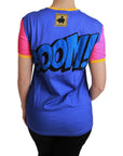 Dolce & Gabbana Chic Crewneck Cotton Tee with Supergirl Motive