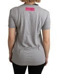 Dolce & Gabbana Sequined Motive Cotton Tee