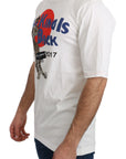 Dolce & Gabbana Sleek Leopard Print Slim Fit Tee