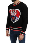 Dolce & Gabbana Elegant Black Cashmere Crew Neck Sweater