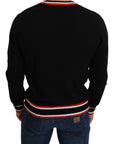 Dolce & Gabbana Elegant Black Cashmere Crew Neck Sweater