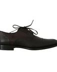 Dolce & Gabbana Elegant Brown Leather Formal Lace-ups