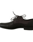 Dolce & Gabbana Elegant Brown Leather Formal Lace-ups