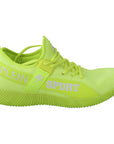 Philipp Plein Stylish Light Green Casual Sneakers