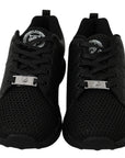 Philipp Plein Elegant Black Gisella Sneakers