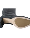 Jimmy Choo Elegant Black Calf Leather Heeled Boots
