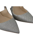 Jimmy Choo Platinum Ice Lancer Leather Pumps - Elegance Refined