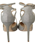 Jimmy Choo Platinum Ice Lancer Leather Pumps - Elegance Refined