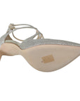Jimmy Choo Platinum Ice Lancer Leather Pumps - Elegance Refined