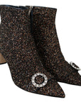 Jimmy Choo Amethyst Mix Hanover Heeled Glitter Boots