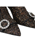 Jimmy Choo Amethyst Mix Hanover Heeled Glitter Boots