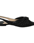Jimmy Choo Elegant Pointed Toe Leather Flats