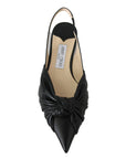 Jimmy Choo Elegant Pointed Toe Leather Flats